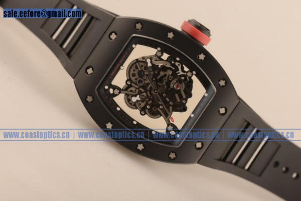 1:1 Replica Richard Mille RM 055 Bubba Watson Watch Ceramic Skeleton Dial RM 055 - Click Image to Close